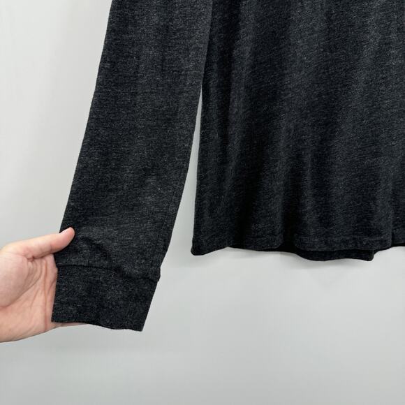 Polo Ralph Lauren Mens Custom Slim Fit T-Shirt Sz L Dark Heather Gray Long Slv - Picture 4 of 10